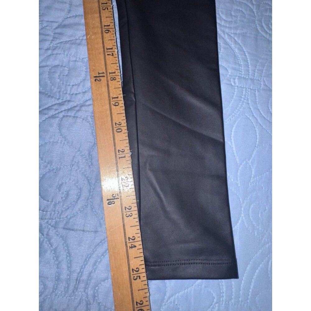 Forever 21 High-Waisted Black Faux Leather Leggings Size S - Picture 6 of 7